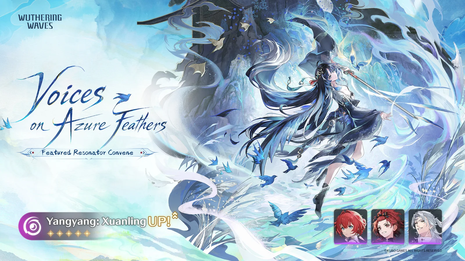 Voices on Azure Feathers official artwork